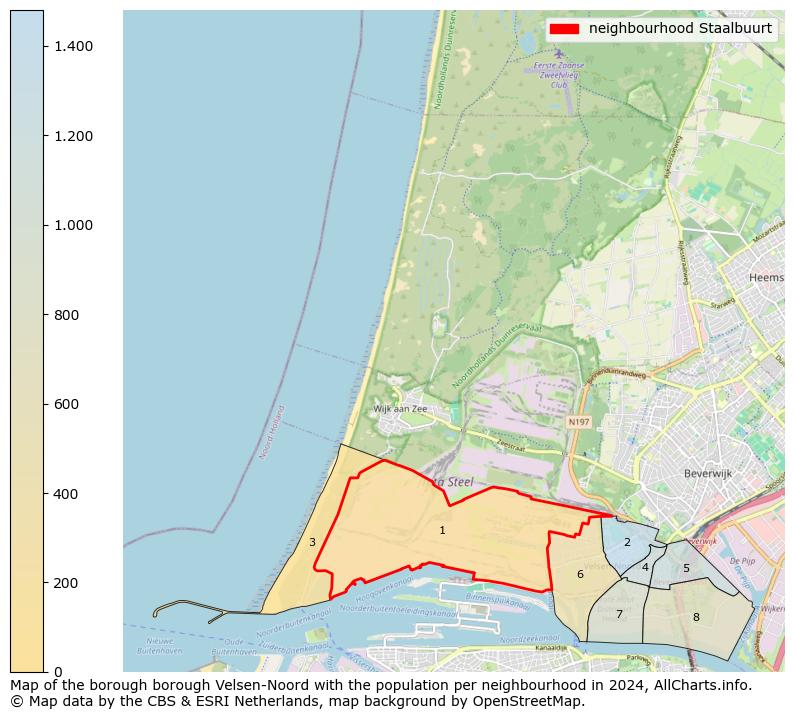 Image of the neighbourhood Staalbuurt at the map. This image is used as introduction to this page. This page shows a lot of information about the population in the neighbourhood Staalbuurt (such as the distribution by age groups of the residents, the composition of households, whether inhabitants are natives or Dutch with an immigration background, data about the houses (numbers, types, price development, use, type of property, ...) and more (car ownership, energy consumption, ...) based on open data from the Dutch Central Bureau of Statistics and various other sources!