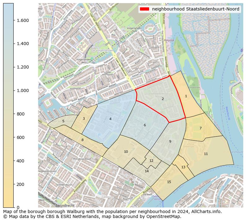 Image of the neighbourhood Staatsliedenbuurt-Noord at the map. This image is used as introduction to this page. This page shows a lot of information about the population in the neighbourhood Staatsliedenbuurt-Noord (such as the distribution by age groups of the residents, the composition of households, whether inhabitants are natives or Dutch with an immigration background, data about the houses (numbers, types, price development, use, type of property, ...) and more (car ownership, energy consumption, ...) based on open data from the Dutch Central Bureau of Statistics and various other sources!