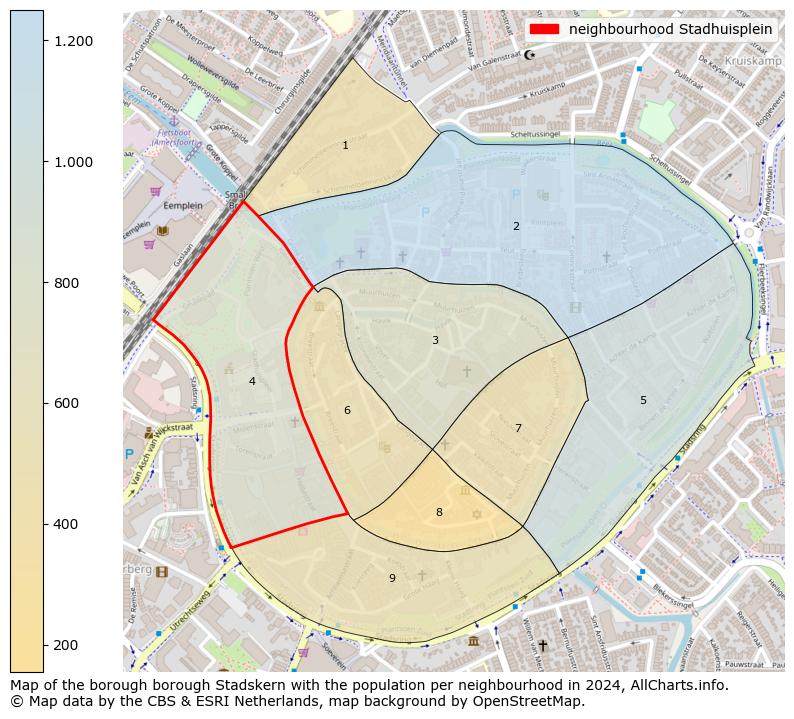 Image of the neighbourhood Stadhuisplein at the map. This image is used as introduction to this page. This page shows a lot of information about the population in the neighbourhood Stadhuisplein (such as the distribution by age groups of the residents, the composition of households, whether inhabitants are natives or Dutch with an immigration background, data about the houses (numbers, types, price development, use, type of property, ...) and more (car ownership, energy consumption, ...) based on open data from the Dutch Central Bureau of Statistics and various other sources!