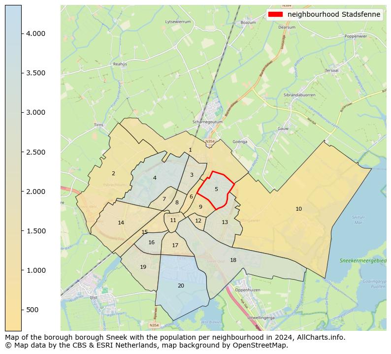 Image of the neighbourhood Stadsfenne at the map. This image is used as introduction to this page. This page shows a lot of information about the population in the neighbourhood Stadsfenne (such as the distribution by age groups of the residents, the composition of households, whether inhabitants are natives or Dutch with an immigration background, data about the houses (numbers, types, price development, use, type of property, ...) and more (car ownership, energy consumption, ...) based on open data from the Dutch Central Bureau of Statistics and various other sources!