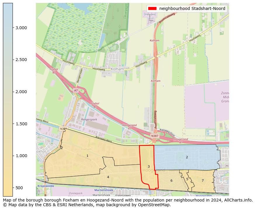 Image of the neighbourhood Stadshart-Noord at the map. This image is used as introduction to this page. This page shows a lot of information about the population in the neighbourhood Stadshart-Noord (such as the distribution by age groups of the residents, the composition of households, whether inhabitants are natives or Dutch with an immigration background, data about the houses (numbers, types, price development, use, type of property, ...) and more (car ownership, energy consumption, ...) based on open data from the Dutch Central Bureau of Statistics and various other sources!