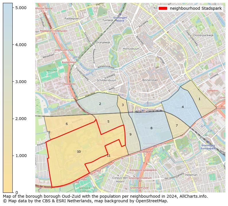 Image of the neighbourhood Stadspark at the map. This image is used as introduction to this page. This page shows a lot of information about the population in the neighbourhood Stadspark (such as the distribution by age groups of the residents, the composition of households, whether inhabitants are natives or Dutch with an immigration background, data about the houses (numbers, types, price development, use, type of property, ...) and more (car ownership, energy consumption, ...) based on open data from the Dutch Central Bureau of Statistics and various other sources!