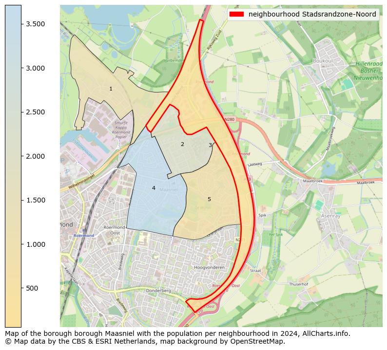 Image of the neighbourhood Stadsrandzone-Noord at the map. This image is used as introduction to this page. This page shows a lot of information about the population in the neighbourhood Stadsrandzone-Noord (such as the distribution by age groups of the residents, the composition of households, whether inhabitants are natives or Dutch with an immigration background, data about the houses (numbers, types, price development, use, type of property, ...) and more (car ownership, energy consumption, ...) based on open data from the Dutch Central Bureau of Statistics and various other sources!