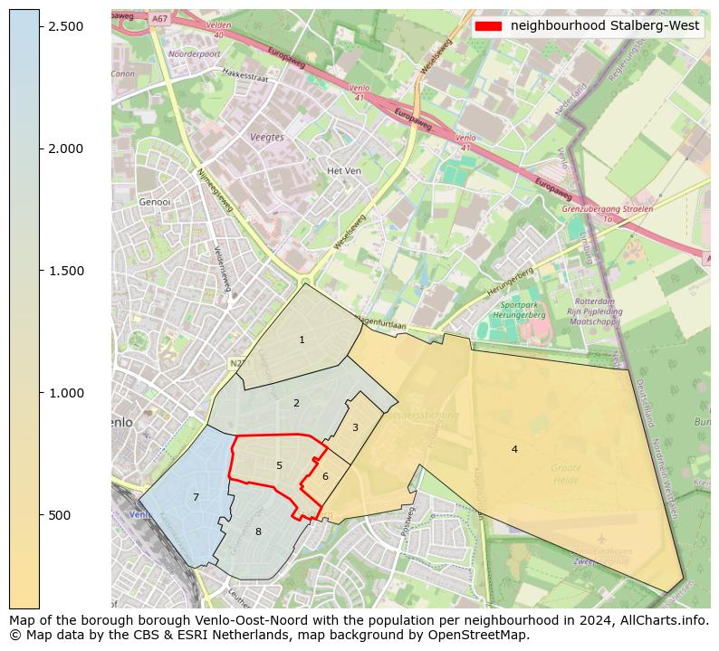 Image of the neighbourhood Stalberg-West at the map. This image is used as introduction to this page. This page shows a lot of information about the population in the neighbourhood Stalberg-West (such as the distribution by age groups of the residents, the composition of households, whether inhabitants are natives or Dutch with an immigration background, data about the houses (numbers, types, price development, use, type of property, ...) and more (car ownership, energy consumption, ...) based on open data from the Dutch Central Bureau of Statistics and various other sources!