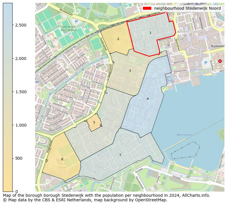 Image of the neighbourhood Stedenwijk Noord at the map. This image is used as introduction to this page. This page shows a lot of information about the population in the neighbourhood Stedenwijk Noord (such as the distribution by age groups of the residents, the composition of households, whether inhabitants are natives or Dutch with an immigration background, data about the houses (numbers, types, price development, use, type of property, ...) and more (car ownership, energy consumption, ...) based on open data from the Dutch Central Bureau of Statistics and various other sources!