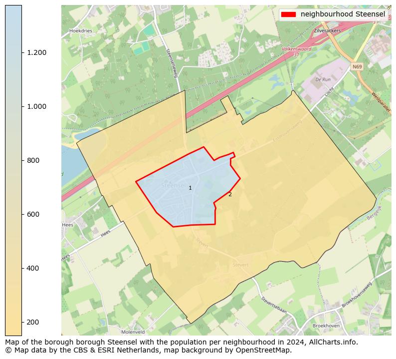 Image of the neighbourhood Steensel at the map. This image is used as introduction to this page. This page shows a lot of information about the population in the neighbourhood Steensel (such as the distribution by age groups of the residents, the composition of households, whether inhabitants are natives or Dutch with an immigration background, data about the houses (numbers, types, price development, use, type of property, ...) and more (car ownership, energy consumption, ...) based on open data from the Dutch Central Bureau of Statistics and various other sources!