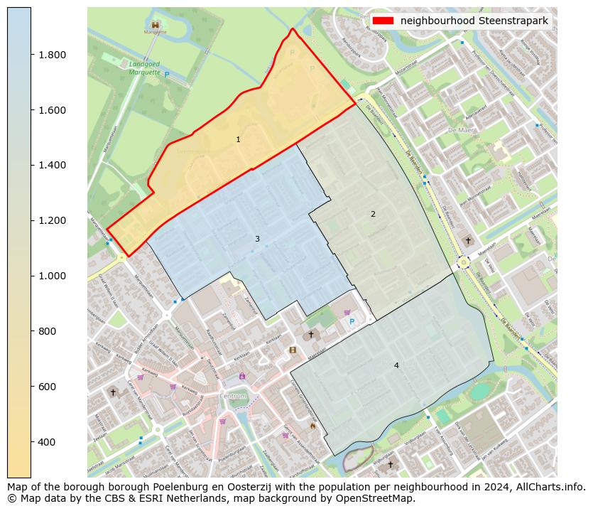 Image of the neighbourhood Steenstrapark at the map. This image is used as introduction to this page. This page shows a lot of information about the population in the neighbourhood Steenstrapark (such as the distribution by age groups of the residents, the composition of households, whether inhabitants are natives or Dutch with an immigration background, data about the houses (numbers, types, price development, use, type of property, ...) and more (car ownership, energy consumption, ...) based on open data from the Dutch Central Bureau of Statistics and various other sources!