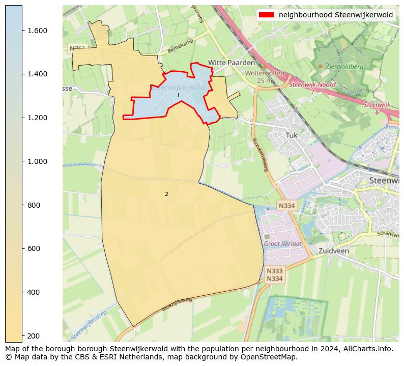 Image of the neighbourhood Steenwijkerwold at the map. This image is used as introduction to this page. This page shows a lot of information about the population in the neighbourhood Steenwijkerwold (such as the distribution by age groups of the residents, the composition of households, whether inhabitants are natives or Dutch with an immigration background, data about the houses (numbers, types, price development, use, type of property, ...) and more (car ownership, energy consumption, ...) based on open data from the Dutch Central Bureau of Statistics and various other sources!