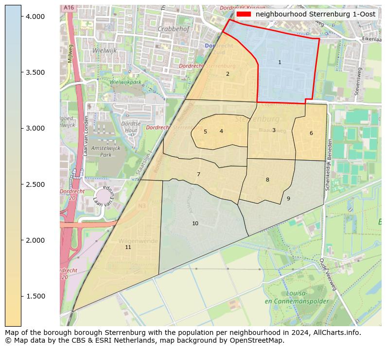 Image of the neighbourhood Sterrenburg 1-Oost at the map. This image is used as introduction to this page. This page shows a lot of information about the population in the neighbourhood Sterrenburg 1-Oost (such as the distribution by age groups of the residents, the composition of households, whether inhabitants are natives or Dutch with an immigration background, data about the houses (numbers, types, price development, use, type of property, ...) and more (car ownership, energy consumption, ...) based on open data from the Dutch Central Bureau of Statistics and various other sources!