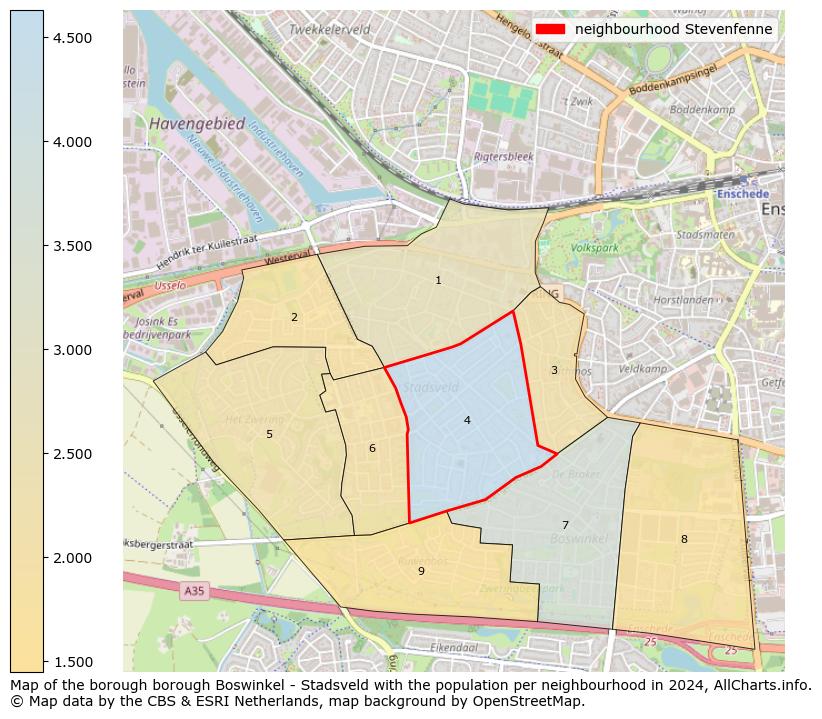 Image of the neighbourhood Stevenfenne at the map. This image is used as introduction to this page. This page shows a lot of information about the population in the neighbourhood Stevenfenne (such as the distribution by age groups of the residents, the composition of households, whether inhabitants are natives or Dutch with an immigration background, data about the houses (numbers, types, price development, use, type of property, ...) and more (car ownership, energy consumption, ...) based on open data from the Dutch Central Bureau of Statistics and various other sources!