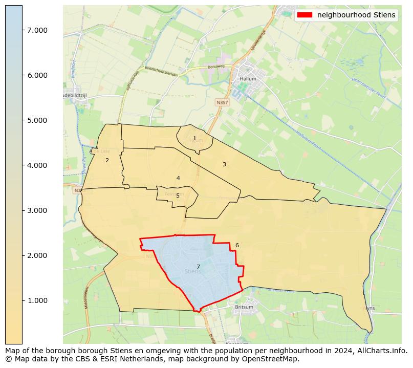 Image of the neighbourhood Stiens at the map. This image is used as introduction to this page. This page shows a lot of information about the population in the neighbourhood Stiens (such as the distribution by age groups of the residents, the composition of households, whether inhabitants are natives or Dutch with an immigration background, data about the houses (numbers, types, price development, use, type of property, ...) and more (car ownership, energy consumption, ...) based on open data from the Dutch Central Bureau of Statistics and various other sources!