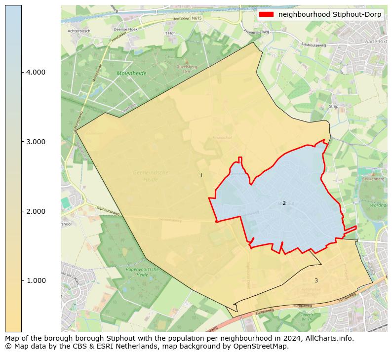 Image of the neighbourhood Stiphout-Dorp at the map. This image is used as introduction to this page. This page shows a lot of information about the population in the neighbourhood Stiphout-Dorp (such as the distribution by age groups of the residents, the composition of households, whether inhabitants are natives or Dutch with an immigration background, data about the houses (numbers, types, price development, use, type of property, ...) and more (car ownership, energy consumption, ...) based on open data from the Dutch Central Bureau of Statistics and various other sources!