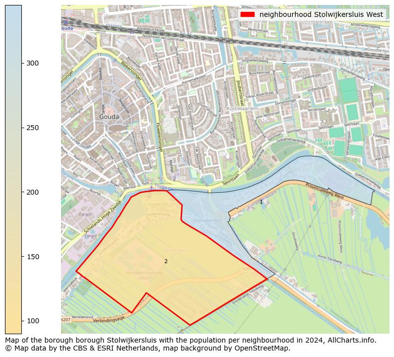 Image of the neighbourhood Stolwijkersluis West at the map. This image is used as introduction to this page. This page shows a lot of information about the population in the neighbourhood Stolwijkersluis West (such as the distribution by age groups of the residents, the composition of households, whether inhabitants are natives or Dutch with an immigration background, data about the houses (numbers, types, price development, use, type of property, ...) and more (car ownership, energy consumption, ...) based on open data from the Dutch Central Bureau of Statistics and various other sources!