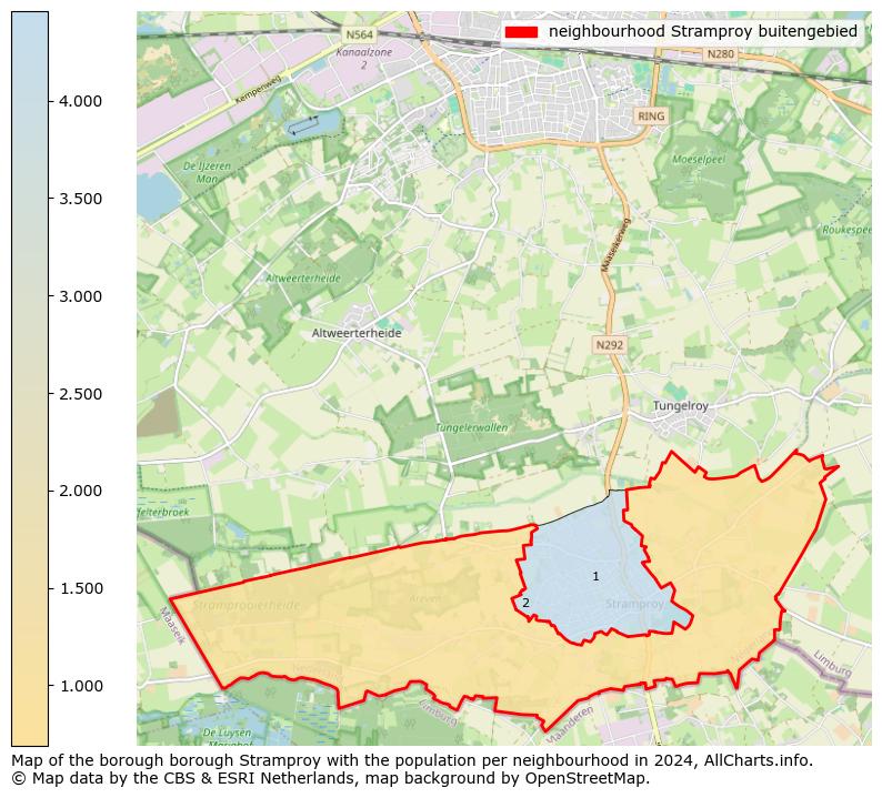 Image of the neighbourhood Stramproy buitengebied at the map. This image is used as introduction to this page. This page shows a lot of information about the population in the neighbourhood Stramproy buitengebied (such as the distribution by age groups of the residents, the composition of households, whether inhabitants are natives or Dutch with an immigration background, data about the houses (numbers, types, price development, use, type of property, ...) and more (car ownership, energy consumption, ...) based on open data from the Dutch Central Bureau of Statistics and various other sources!