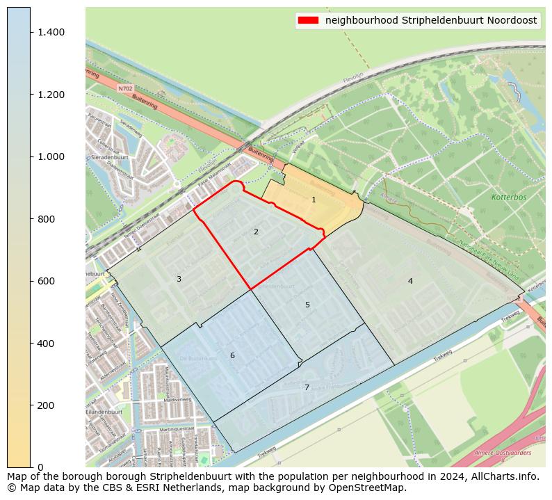 Image of the neighbourhood Stripheldenbuurt Noordoost at the map. This image is used as introduction to this page. This page shows a lot of information about the population in the neighbourhood Stripheldenbuurt Noordoost (such as the distribution by age groups of the residents, the composition of households, whether inhabitants are natives or Dutch with an immigration background, data about the houses (numbers, types, price development, use, type of property, ...) and more (car ownership, energy consumption, ...) based on open data from the Dutch Central Bureau of Statistics and various other sources!