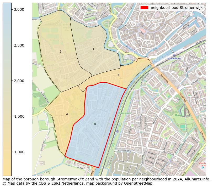 Image of the neighbourhood Stromenwijk at the map. This image is used as introduction to this page. This page shows a lot of information about the population in the neighbourhood Stromenwijk (such as the distribution by age groups of the residents, the composition of households, whether inhabitants are natives or Dutch with an immigration background, data about the houses (numbers, types, price development, use, type of property, ...) and more (car ownership, energy consumption, ...) based on open data from the Dutch Central Bureau of Statistics and various other sources!