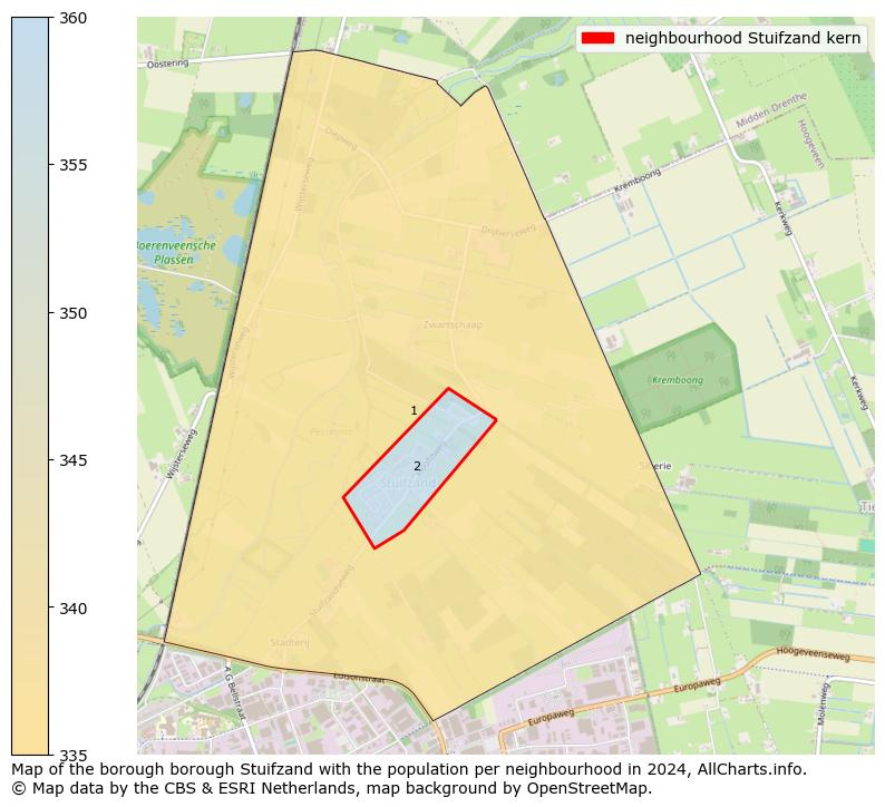 Image of the neighbourhood Stuifzand kern at the map. This image is used as introduction to this page. This page shows a lot of information about the population in the neighbourhood Stuifzand kern (such as the distribution by age groups of the residents, the composition of households, whether inhabitants are natives or Dutch with an immigration background, data about the houses (numbers, types, price development, use, type of property, ...) and more (car ownership, energy consumption, ...) based on open data from the Dutch Central Bureau of Statistics and various other sources!