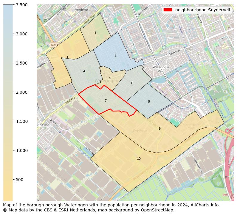 Image of the neighbourhood Suydervelt at the map. This image is used as introduction to this page. This page shows a lot of information about the population in the neighbourhood Suydervelt (such as the distribution by age groups of the residents, the composition of households, whether inhabitants are natives or Dutch with an immigration background, data about the houses (numbers, types, price development, use, type of property, ...) and more (car ownership, energy consumption, ...) based on open data from the Dutch Central Bureau of Statistics and various other sources!