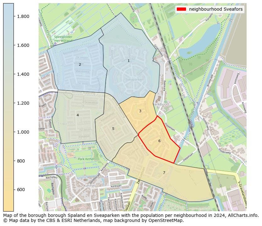 Image of the neighbourhood Sveafors at the map. This image is used as introduction to this page. This page shows a lot of information about the population in the neighbourhood Sveafors (such as the distribution by age groups of the residents, the composition of households, whether inhabitants are natives or Dutch with an immigration background, data about the houses (numbers, types, price development, use, type of property, ...) and more (car ownership, energy consumption, ...) based on open data from the Dutch Central Bureau of Statistics and various other sources!