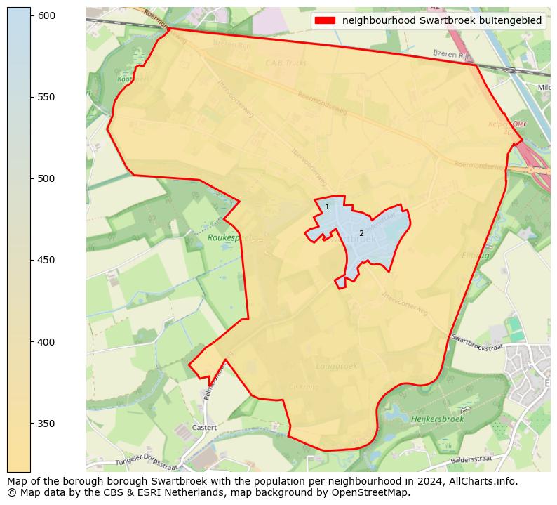 Image of the neighbourhood Swartbroek buitengebied at the map. This image is used as introduction to this page. This page shows a lot of information about the population in the neighbourhood Swartbroek buitengebied (such as the distribution by age groups of the residents, the composition of households, whether inhabitants are natives or Dutch with an immigration background, data about the houses (numbers, types, price development, use, type of property, ...) and more (car ownership, energy consumption, ...) based on open data from the Dutch Central Bureau of Statistics and various other sources!