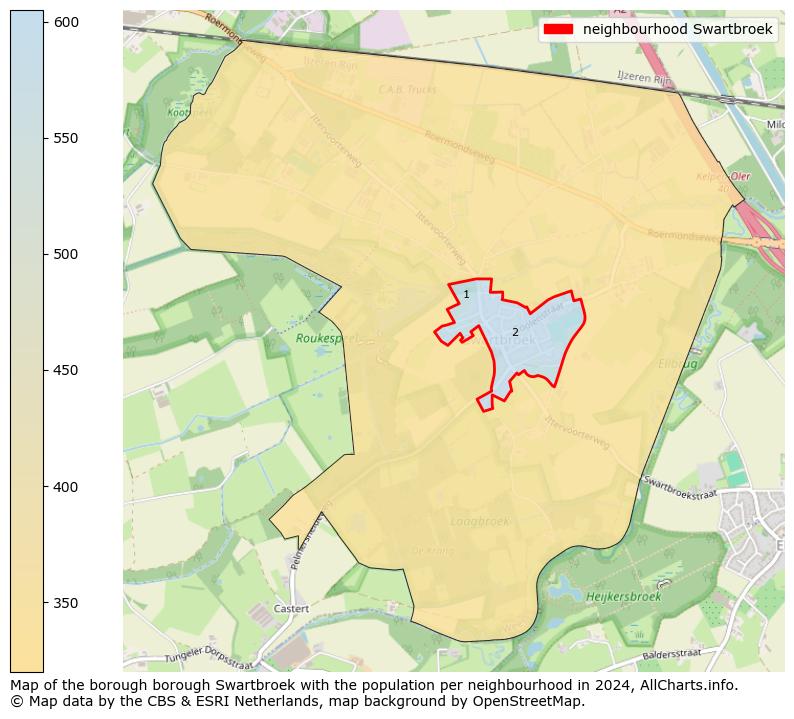 Image of the neighbourhood Swartbroek at the map. This image is used as introduction to this page. This page shows a lot of information about the population in the neighbourhood Swartbroek (such as the distribution by age groups of the residents, the composition of households, whether inhabitants are natives or Dutch with an immigration background, data about the houses (numbers, types, price development, use, type of property, ...) and more (car ownership, energy consumption, ...) based on open data from the Dutch Central Bureau of Statistics and various other sources!