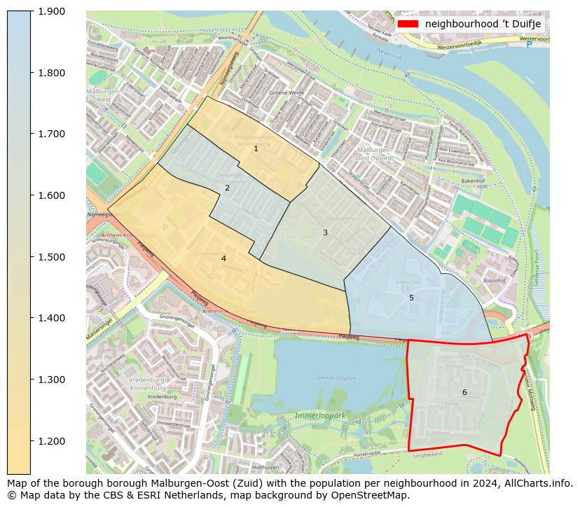 Image of the neighbourhood ’t Duifje at the map. This image is used as introduction to this page. This page shows a lot of information about the population in the neighbourhood ’t Duifje (such as the distribution by age groups of the residents, the composition of households, whether inhabitants are natives or Dutch with an immigration background, data about the houses (numbers, types, price development, use, type of property, ...) and more (car ownership, energy consumption, ...) based on open data from the Dutch Central Bureau of Statistics and various other sources!