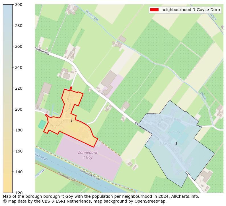 Image of the neighbourhood ’t Goyse Dorp at the map. This image is used as introduction to this page. This page shows a lot of information about the population in the neighbourhood ’t Goyse Dorp (such as the distribution by age groups of the residents, the composition of households, whether inhabitants are natives or Dutch with an immigration background, data about the houses (numbers, types, price development, use, type of property, ...) and more (car ownership, energy consumption, ...) based on open data from the Dutch Central Bureau of Statistics and various other sources!