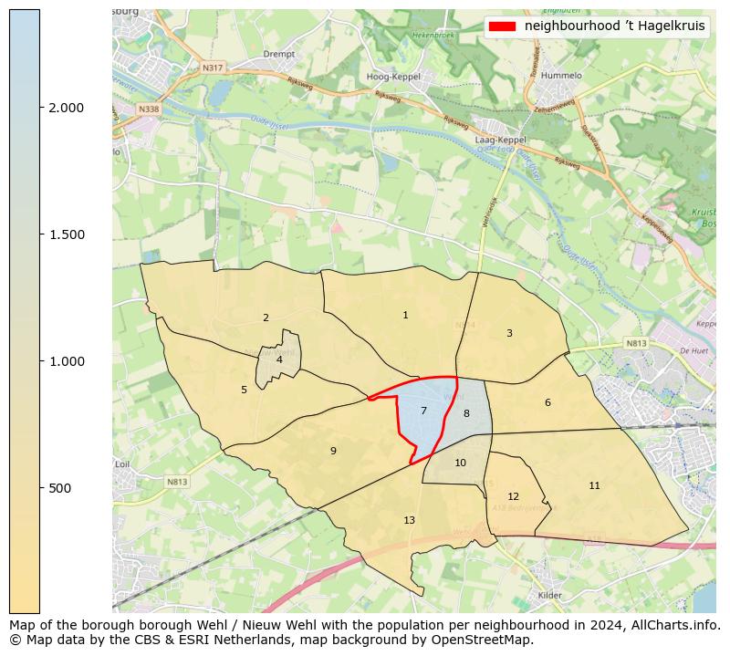 Image of the neighbourhood ’t Hagelkruis at the map. This image is used as introduction to this page. This page shows a lot of information about the population in the neighbourhood ’t Hagelkruis (such as the distribution by age groups of the residents, the composition of households, whether inhabitants are natives or Dutch with an immigration background, data about the houses (numbers, types, price development, use, type of property, ...) and more (car ownership, energy consumption, ...) based on open data from the Dutch Central Bureau of Statistics and various other sources!