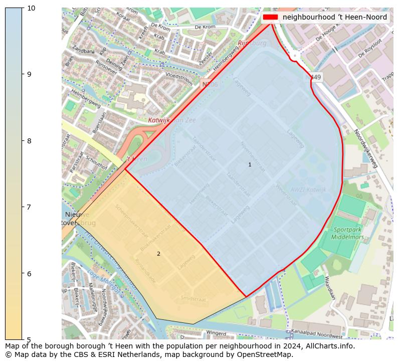 Image of the neighbourhood ’t Heen-Noord at the map. This image is used as introduction to this page. This page shows a lot of information about the population in the neighbourhood ’t Heen-Noord (such as the distribution by age groups of the residents, the composition of households, whether inhabitants are natives or Dutch with an immigration background, data about the houses (numbers, types, price development, use, type of property, ...) and more (car ownership, energy consumption, ...) based on open data from the Dutch Central Bureau of Statistics and various other sources!