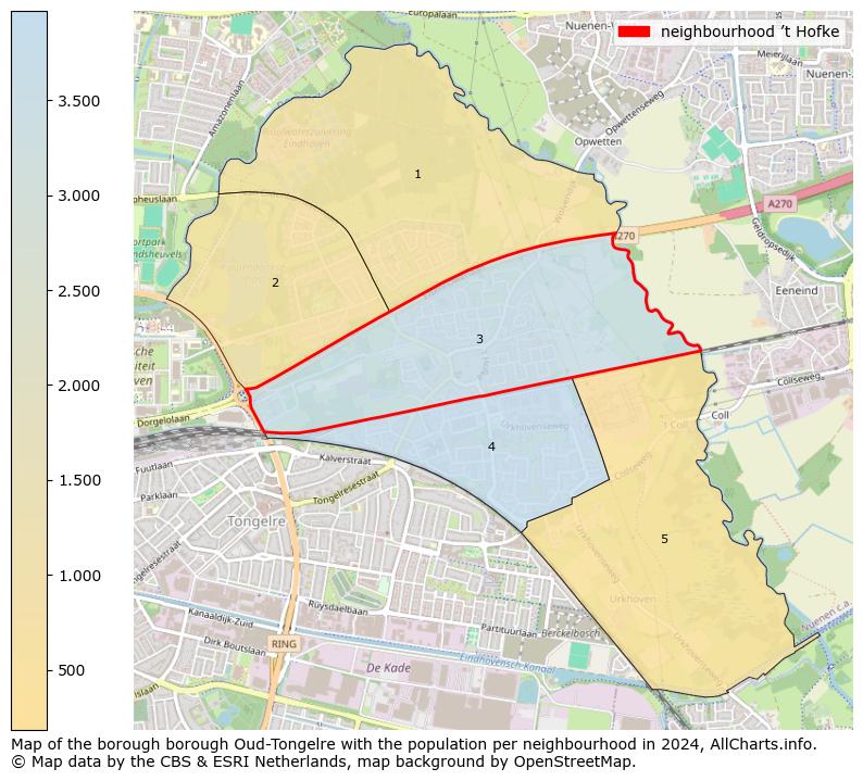 Image of the neighbourhood ’t Hofke at the map. This image is used as introduction to this page. This page shows a lot of information about the population in the neighbourhood ’t Hofke (such as the distribution by age groups of the residents, the composition of households, whether inhabitants are natives or Dutch with an immigration background, data about the houses (numbers, types, price development, use, type of property, ...) and more (car ownership, energy consumption, ...) based on open data from the Dutch Central Bureau of Statistics and various other sources!