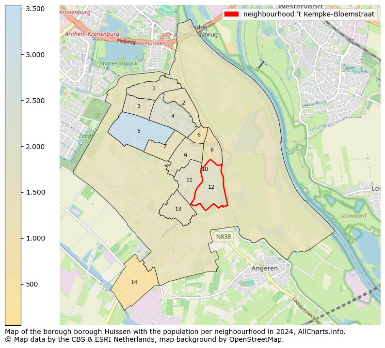 Image of the neighbourhood ’t Kempke-Bloemstraat at the map. This image is used as introduction to this page. This page shows a lot of information about the population in the neighbourhood ’t Kempke-Bloemstraat (such as the distribution by age groups of the residents, the composition of households, whether inhabitants are natives or Dutch with an immigration background, data about the houses (numbers, types, price development, use, type of property, ...) and more (car ownership, energy consumption, ...) based on open data from the Dutch Central Bureau of Statistics and various other sources!