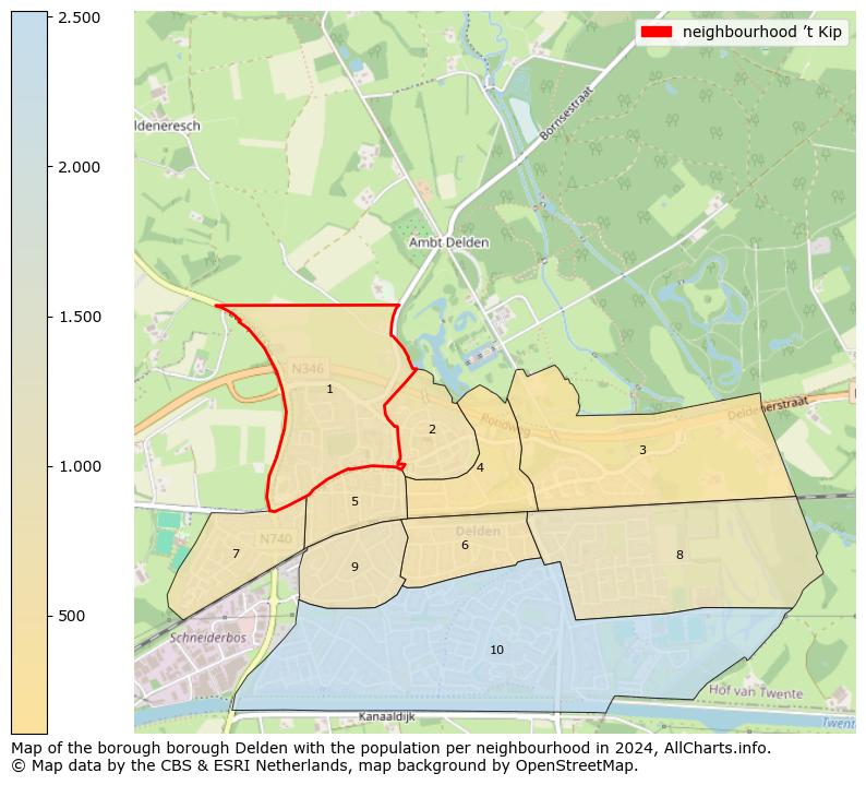 Image of the neighbourhood ’t Kip at the map. This image is used as introduction to this page. This page shows a lot of information about the population in the neighbourhood ’t Kip (such as the distribution by age groups of the residents, the composition of households, whether inhabitants are natives or Dutch with an immigration background, data about the houses (numbers, types, price development, use, type of property, ...) and more (car ownership, energy consumption, ...) based on open data from the Dutch Central Bureau of Statistics and various other sources!