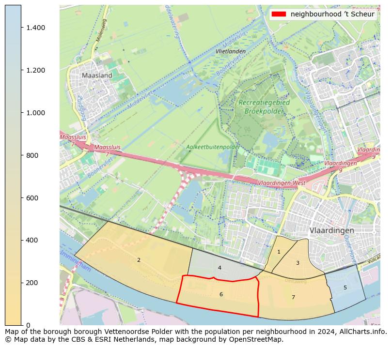 Image of the neighbourhood ’t Scheur at the map. This image is used as introduction to this page. This page shows a lot of information about the population in the neighbourhood ’t Scheur (such as the distribution by age groups of the residents, the composition of households, whether inhabitants are natives or Dutch with an immigration background, data about the houses (numbers, types, price development, use, type of property, ...) and more (car ownership, energy consumption, ...) based on open data from the Dutch Central Bureau of Statistics and various other sources!