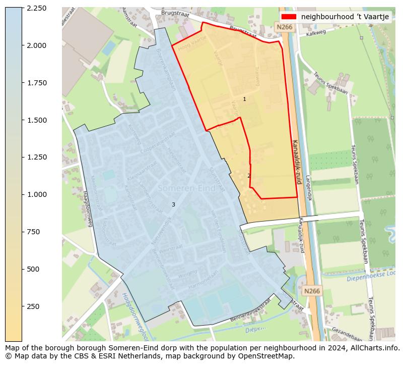 Image of the neighbourhood ’t Vaartje at the map. This image is used as introduction to this page. This page shows a lot of information about the population in the neighbourhood ’t Vaartje (such as the distribution by age groups of the residents, the composition of households, whether inhabitants are natives or Dutch with an immigration background, data about the houses (numbers, types, price development, use, type of property, ...) and more (car ownership, energy consumption, ...) based on open data from the Dutch Central Bureau of Statistics and various other sources!