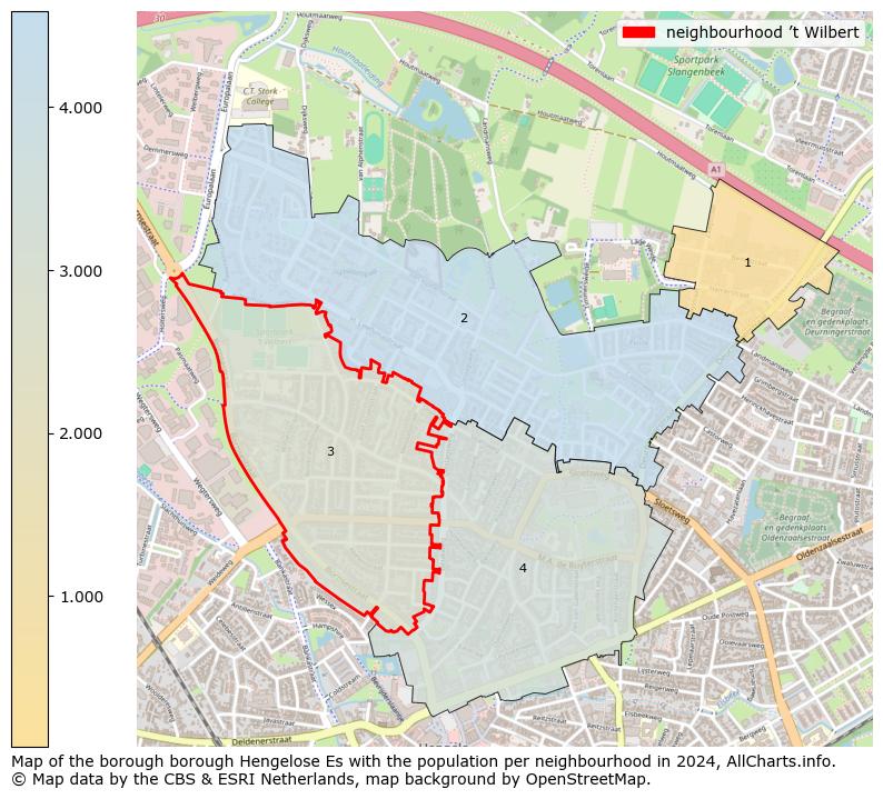 Image of the neighbourhood ’t Wilbert at the map. This image is used as introduction to this page. This page shows a lot of information about the population in the neighbourhood ’t Wilbert (such as the distribution by age groups of the residents, the composition of households, whether inhabitants are natives or Dutch with an immigration background, data about the houses (numbers, types, price development, use, type of property, ...) and more (car ownership, energy consumption, ...) based on open data from the Dutch Central Bureau of Statistics and various other sources!