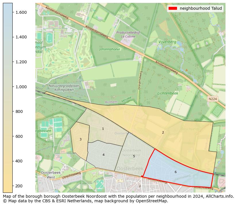 Image of the neighbourhood Talud at the map. This image is used as introduction to this page. This page shows a lot of information about the population in the neighbourhood Talud (such as the distribution by age groups of the residents, the composition of households, whether inhabitants are natives or Dutch with an immigration background, data about the houses (numbers, types, price development, use, type of property, ...) and more (car ownership, energy consumption, ...) based on open data from the Dutch Central Bureau of Statistics and various other sources!