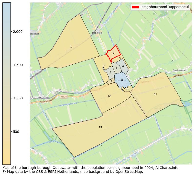 Image of the neighbourhood Tappersheul at the map. This image is used as introduction to this page. This page shows a lot of information about the population in the neighbourhood Tappersheul (such as the distribution by age groups of the residents, the composition of households, whether inhabitants are natives or Dutch with an immigration background, data about the houses (numbers, types, price development, use, type of property, ...) and more (car ownership, energy consumption, ...) based on open data from the Dutch Central Bureau of Statistics and various other sources!