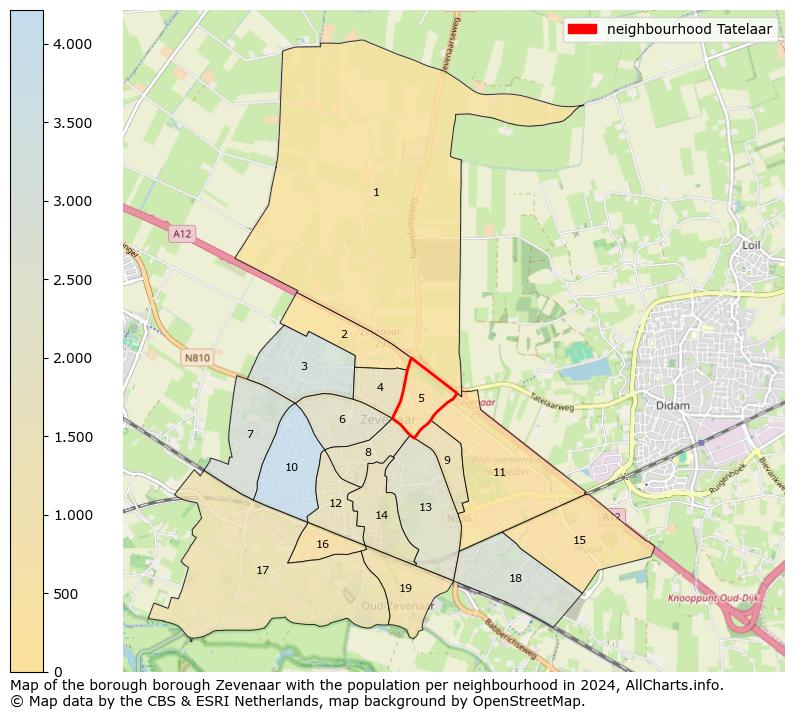 Image of the neighbourhood Tatelaar at the map. This image is used as introduction to this page. This page shows a lot of information about the population in the neighbourhood Tatelaar (such as the distribution by age groups of the residents, the composition of households, whether inhabitants are natives or Dutch with an immigration background, data about the houses (numbers, types, price development, use, type of property, ...) and more (car ownership, energy consumption, ...) based on open data from the Dutch Central Bureau of Statistics and various other sources!