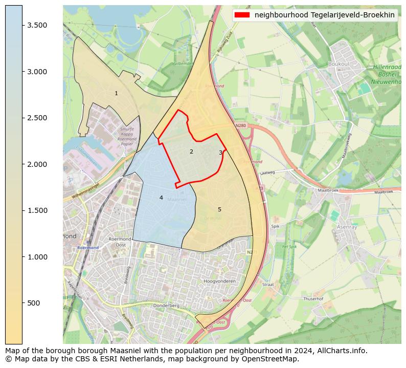 Image of the neighbourhood Tegelarijeveld-Broekhin at the map. This image is used as introduction to this page. This page shows a lot of information about the population in the neighbourhood Tegelarijeveld-Broekhin (such as the distribution by age groups of the residents, the composition of households, whether inhabitants are natives or Dutch with an immigration background, data about the houses (numbers, types, price development, use, type of property, ...) and more (car ownership, energy consumption, ...) based on open data from the Dutch Central Bureau of Statistics and various other sources!