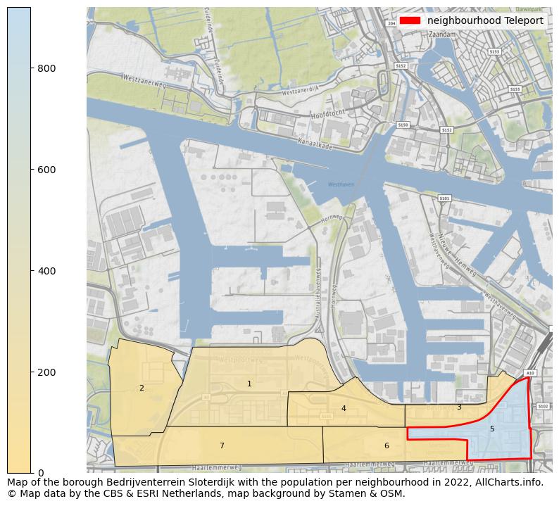 Map Neighbourhood Teleport Amsterdam 