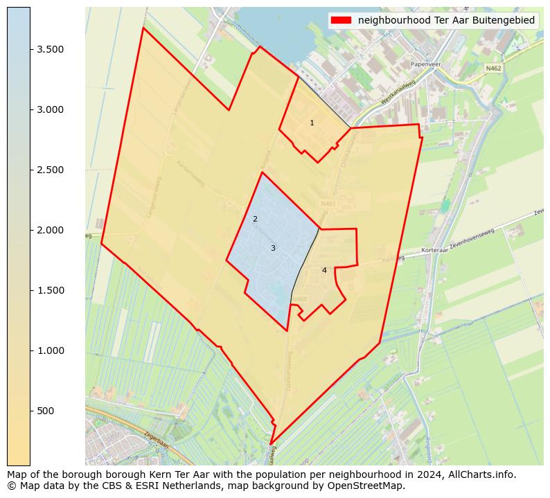 Image of the neighbourhood Ter Aar Buitengebied at the map. This image is used as introduction to this page. This page shows a lot of information about the population in the neighbourhood Ter Aar Buitengebied (such as the distribution by age groups of the residents, the composition of households, whether inhabitants are natives or Dutch with an immigration background, data about the houses (numbers, types, price development, use, type of property, ...) and more (car ownership, energy consumption, ...) based on open data from the Dutch Central Bureau of Statistics and various other sources!