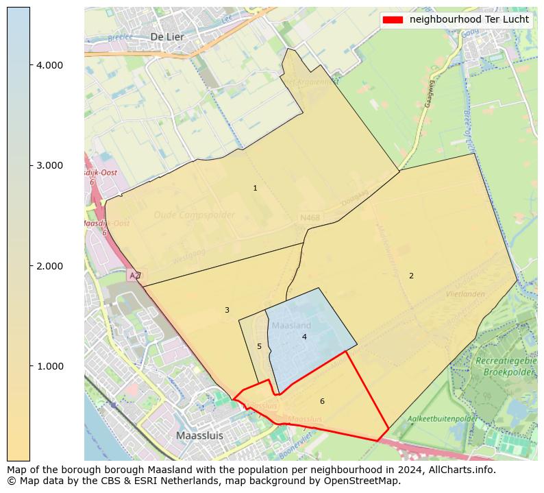 Image of the neighbourhood Ter Lucht at the map. This image is used as introduction to this page. This page shows a lot of information about the population in the neighbourhood Ter Lucht (such as the distribution by age groups of the residents, the composition of households, whether inhabitants are natives or Dutch with an immigration background, data about the houses (numbers, types, price development, use, type of property, ...) and more (car ownership, energy consumption, ...) based on open data from the Dutch Central Bureau of Statistics and various other sources!