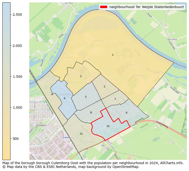 Image of the neighbourhood Ter Weijde Statenliedenbuurt at the map. This image is used as introduction to this page. This page shows a lot of information about the population in the neighbourhood Ter Weijde Statenliedenbuurt (such as the distribution by age groups of the residents, the composition of households, whether inhabitants are natives or Dutch with an immigration background, data about the houses (numbers, types, price development, use, type of property, ...) and more (car ownership, energy consumption, ...) based on open data from the Dutch Central Bureau of Statistics and various other sources!