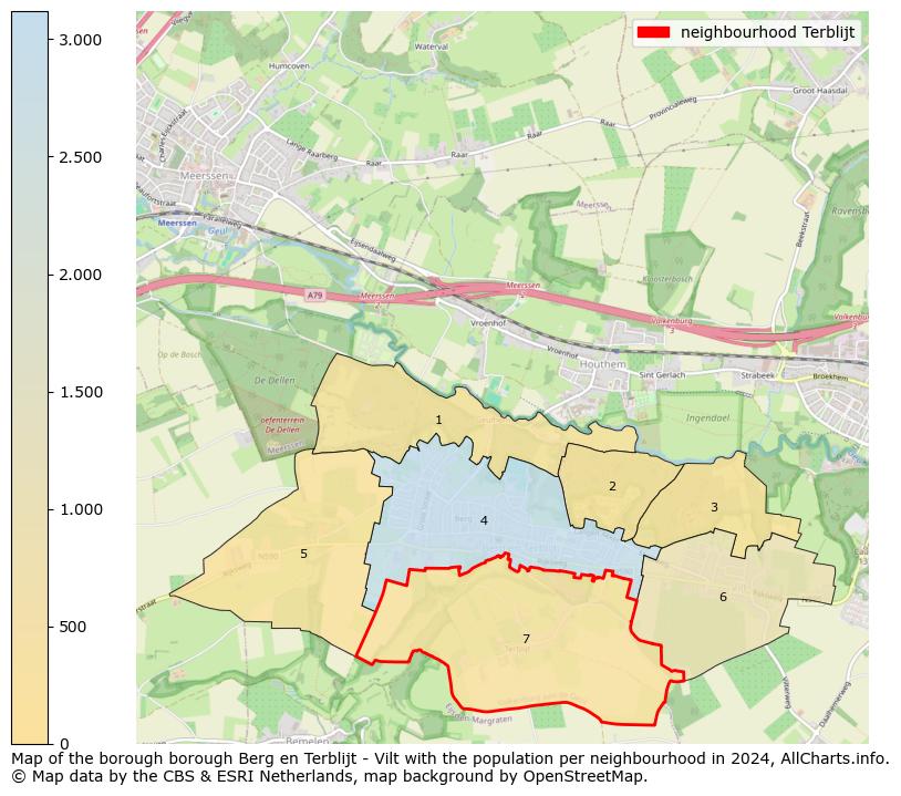 Image of the neighbourhood Terblijt at the map. This image is used as introduction to this page. This page shows a lot of information about the population in the neighbourhood Terblijt (such as the distribution by age groups of the residents, the composition of households, whether inhabitants are natives or Dutch with an immigration background, data about the houses (numbers, types, price development, use, type of property, ...) and more (car ownership, energy consumption, ...) based on open data from the Dutch Central Bureau of Statistics and various other sources!