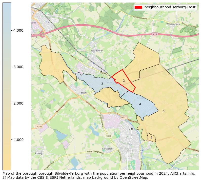 Image of the neighbourhood Terborg-Oost at the map. This image is used as introduction to this page. This page shows a lot of information about the population in the neighbourhood Terborg-Oost (such as the distribution by age groups of the residents, the composition of households, whether inhabitants are natives or Dutch with an immigration background, data about the houses (numbers, types, price development, use, type of property, ...) and more (car ownership, energy consumption, ...) based on open data from the Dutch Central Bureau of Statistics and various other sources!