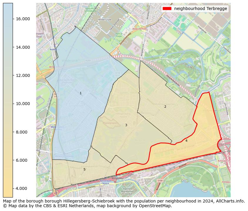 Image of the neighbourhood Terbregge at the map. This image is used as introduction to this page. This page shows a lot of information about the population in the neighbourhood Terbregge (such as the distribution by age groups of the residents, the composition of households, whether inhabitants are natives or Dutch with an immigration background, data about the houses (numbers, types, price development, use, type of property, ...) and more (car ownership, energy consumption, ...) based on open data from the Dutch Central Bureau of Statistics and various other sources!