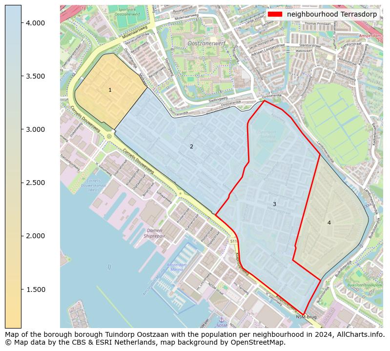 Image of the neighbourhood Terrasdorp at the map. This image is used as introduction to this page. This page shows a lot of information about the population in the neighbourhood Terrasdorp (such as the distribution by age groups of the residents, the composition of households, whether inhabitants are natives or Dutch with an immigration background, data about the houses (numbers, types, price development, use, type of property, ...) and more (car ownership, energy consumption, ...) based on open data from the Dutch Central Bureau of Statistics and various other sources!