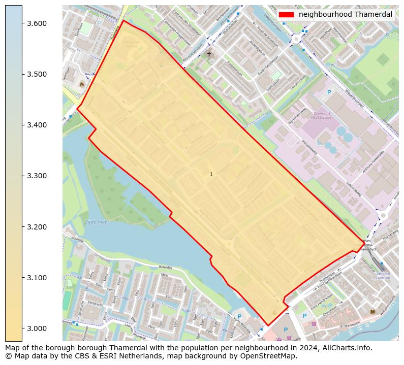 Image of the neighbourhood Thamerdal at the map. This image is used as introduction to this page. This page shows a lot of information about the population in the neighbourhood Thamerdal (such as the distribution by age groups of the residents, the composition of households, whether inhabitants are natives or Dutch with an immigration background, data about the houses (numbers, types, price development, use, type of property, ...) and more (car ownership, energy consumption, ...) based on open data from the Dutch Central Bureau of Statistics and various other sources!