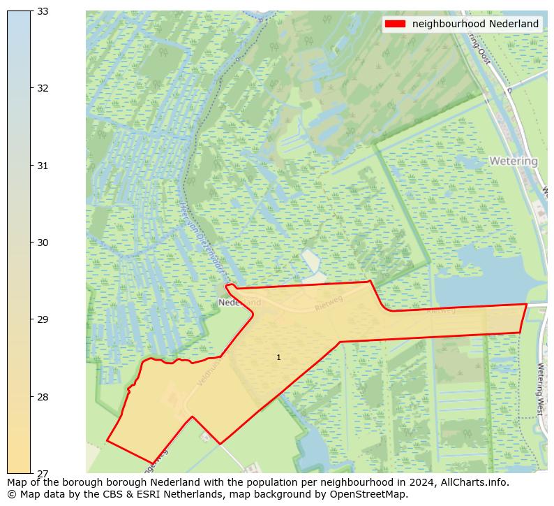 Image of the neighbourhood Nederland at the map. This image is used as introduction to this page. This page shows a lot of information about the population in the neighbourhood Nederland (such as the distribution by age groups of the residents, the composition of households, whether inhabitants are natives or Dutch with an immigration background, data about the houses (numbers, types, price development, use, type of property, ...) and more (car ownership, energy consumption, ...) based on open data from the Dutch Central Bureau of Statistics and various other sources!