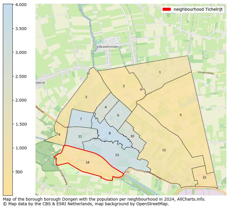 Image of the neighbourhood Tichelrijt at the map. This image is used as introduction to this page. This page shows a lot of information about the population in the neighbourhood Tichelrijt (such as the distribution by age groups of the residents, the composition of households, whether inhabitants are natives or Dutch with an immigration background, data about the houses (numbers, types, price development, use, type of property, ...) and more (car ownership, energy consumption, ...) based on open data from the Dutch Central Bureau of Statistics and various other sources!